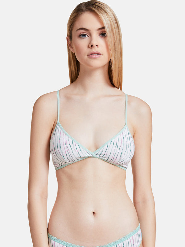 Triangle Bra "Fine Frieda" Mint Stripes
