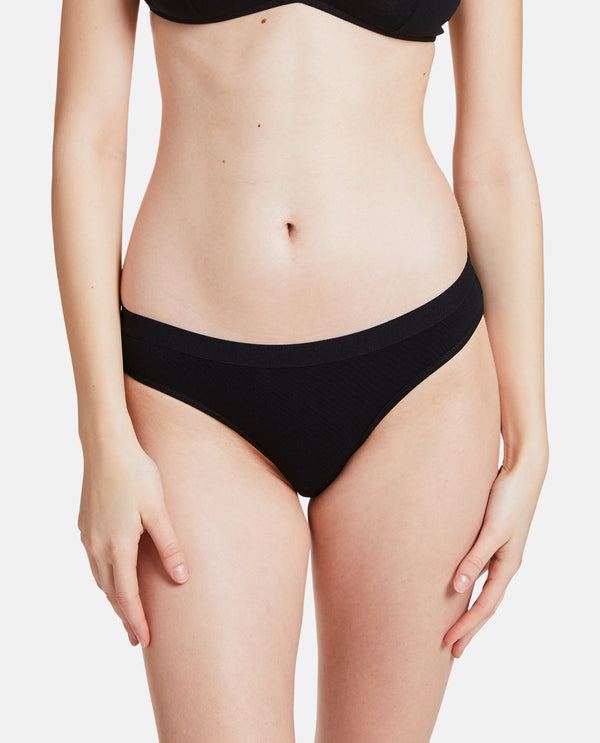 Bikini Slip "Steady Suzie" Black