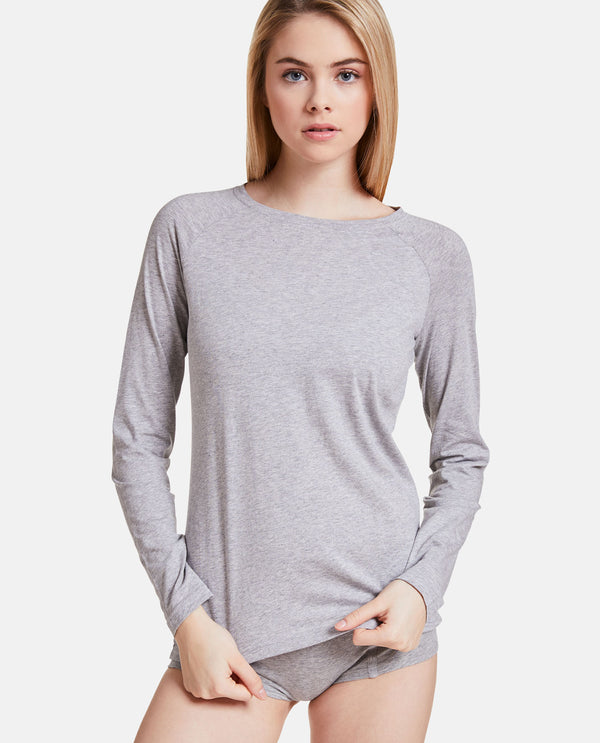 Longsleeve "Cozy Carla" Grey Melange