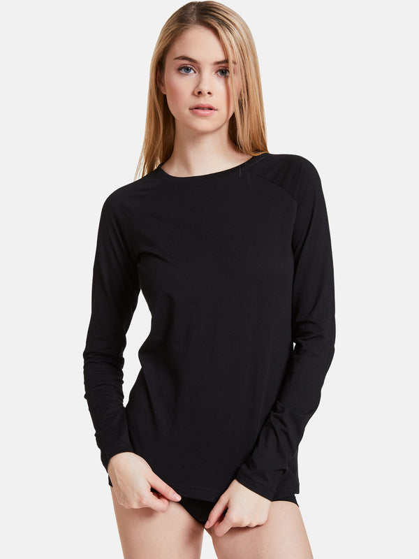 Longsleeve "Cozy Carla" Black