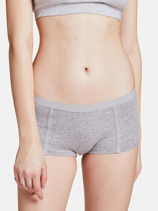 Boy Short "Easy Emma" Grey Melange