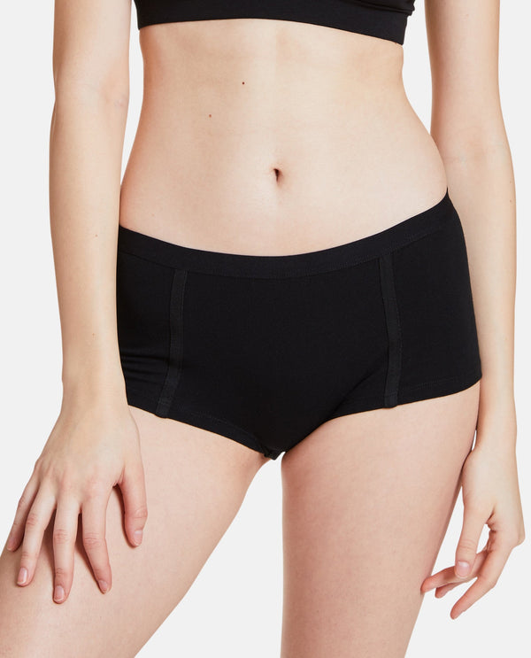 Boy Short "Easy Emma" Black 3-Pack