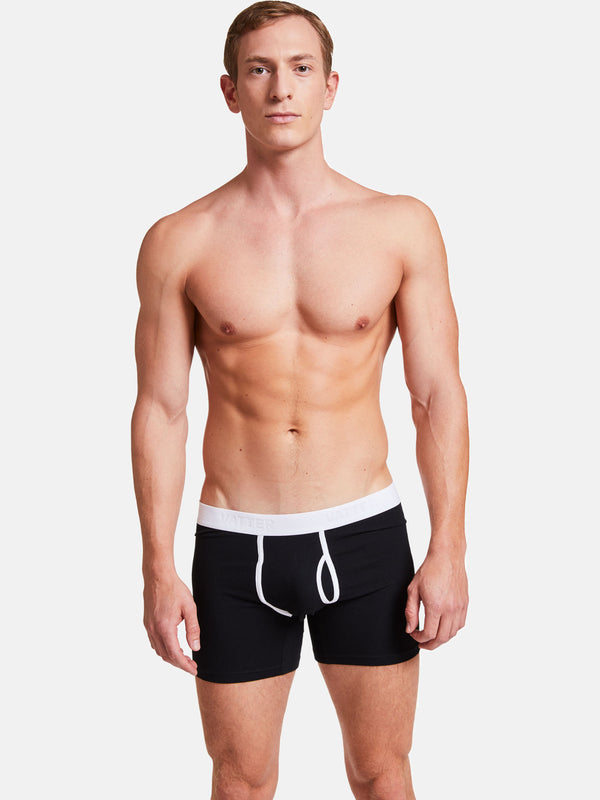 Boxer Brief "Classy Claus" Black