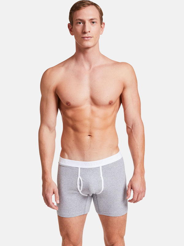 Boxer Brief "Classy Claus" Grey Mélange