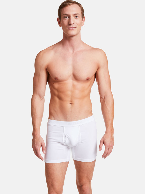 Boxer Brief "Classy Claus" White