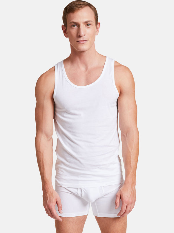 Tank Top "Tough Tony" White