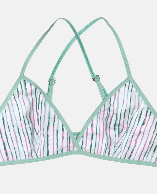 Triangle Bra "Fine Frieda" Mint Stripes