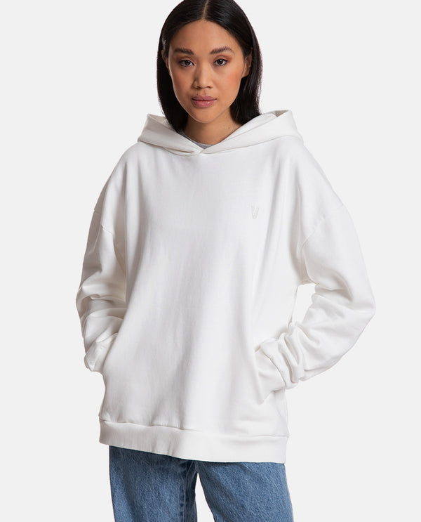 Unisex Hoodie "Mellow Mika" Off-White