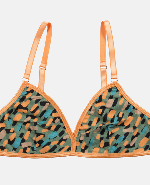 Triangle Bra "Fine Frida" Terrazzo