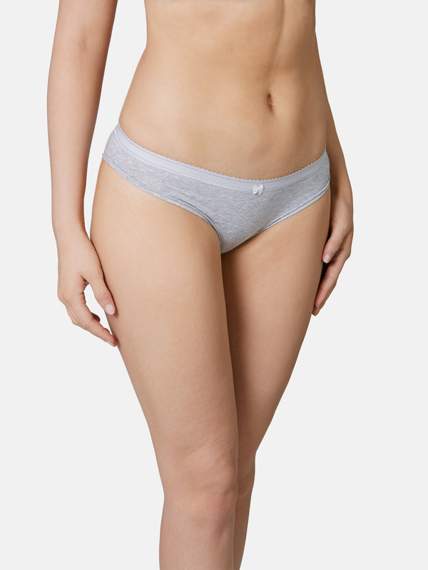 Bikini Slip "Steady Suzie" Fancy Grey