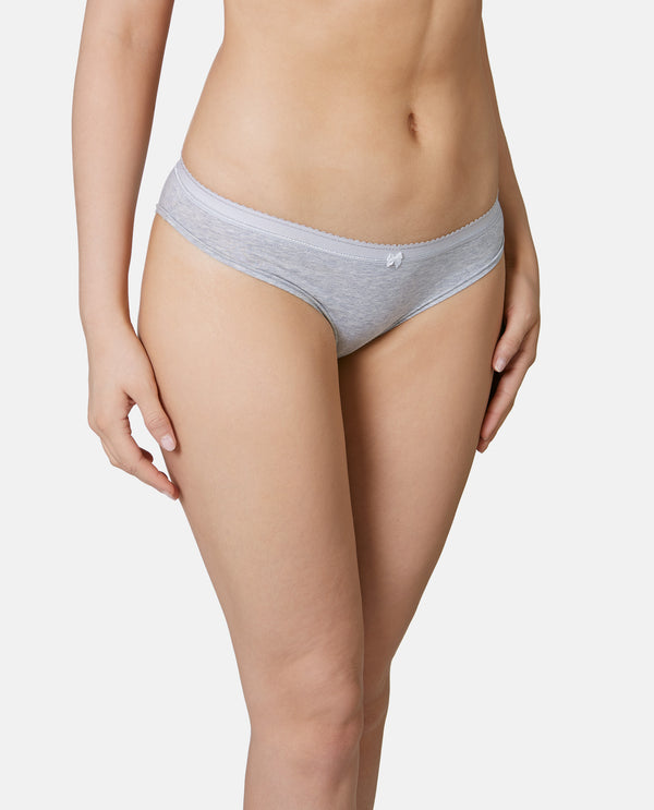 Bikini Slip "Steady Suzie" Fancy Grey