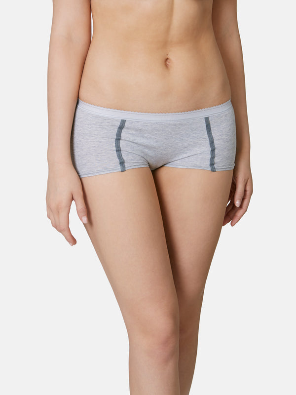 Boy Short "Easy Emma" Fancy Grey
