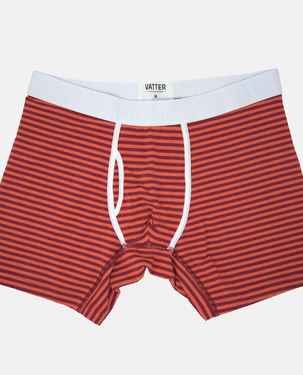 Boxer Brief "Classy Claus" Red Stripes