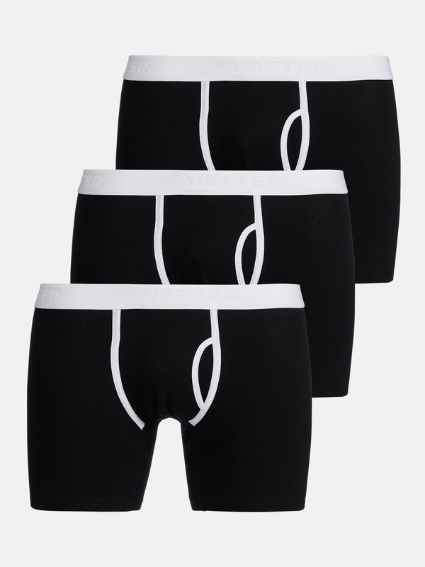 Boxer Brief "Classy Claus" Black 3-Pack