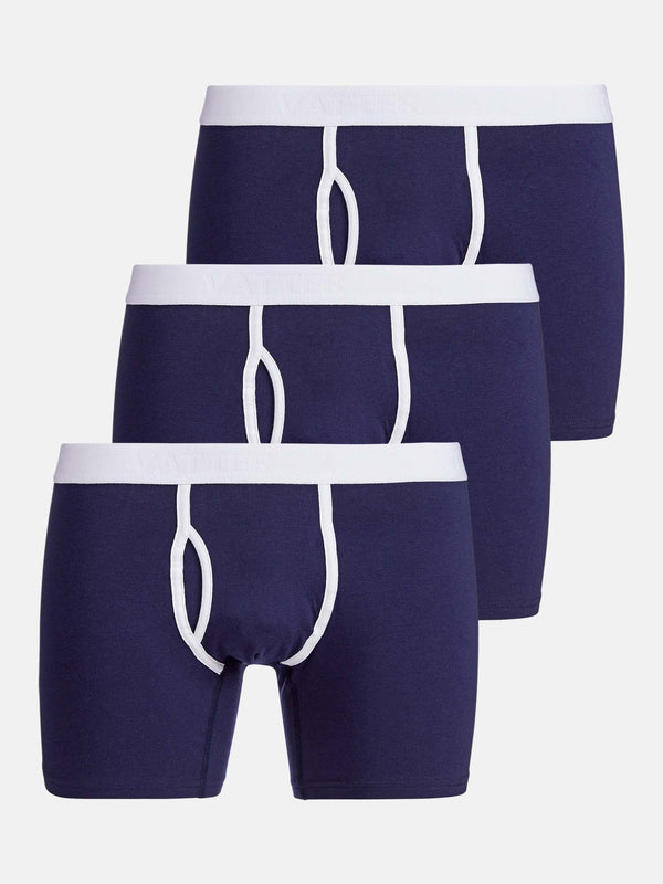 Boxer Brief "Classy Claus" Navy 3-Pack