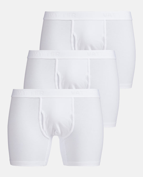 Boxer Brief "Classy Claus" White 3-Pack