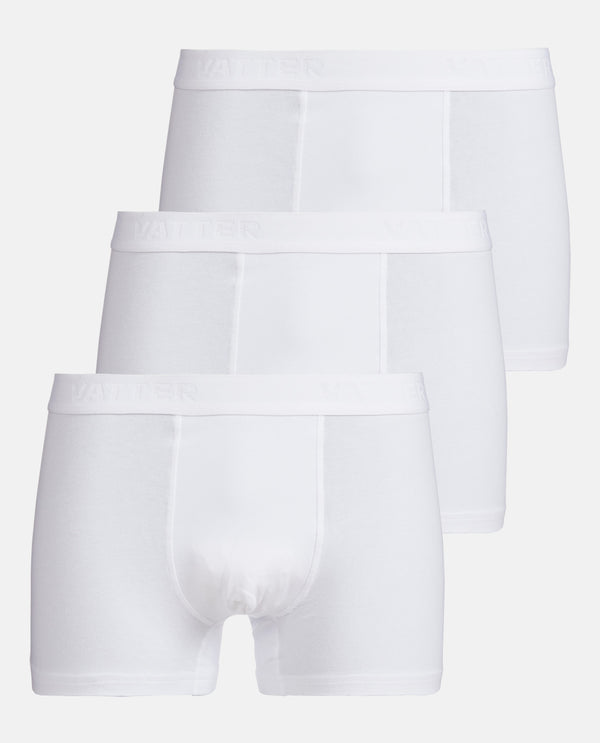 Trunk Short "Tight Tim" White 3-Pack