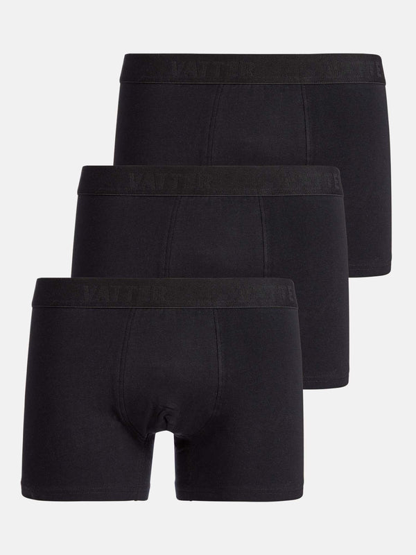 Trunk Short "Tight Tim" All Black 3-Pack